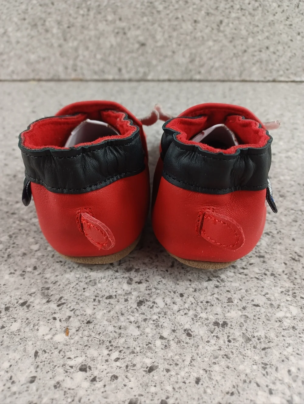 Chicago Bulls Red Leather Baby Bootie - ROBEEZ Infant Soft Sole Shoes